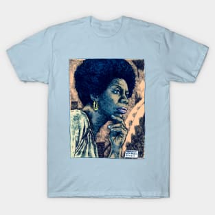 Nina Simone, by Maximiliano Lopez Barrios T-Shirt